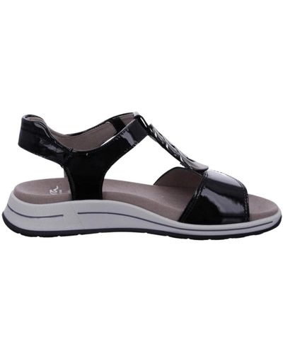 Ara Flat sandals - Negro