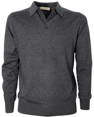 Cashmere Company Polo Shirts - Gray