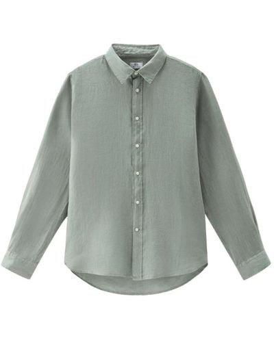 Woolrich Stilvolle hemden kollektion - Grau