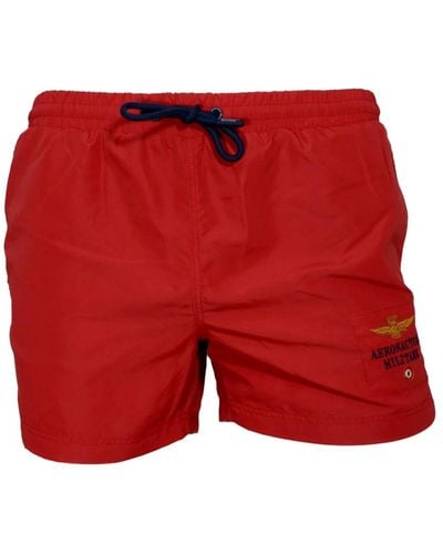 Aeronautica Militare Beachwear - Red