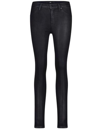 7 For All Mankind Skinny Jeans - Black