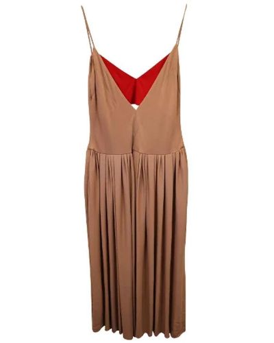 Victoria Beckham Short Dresses - Brown