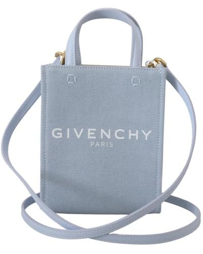 Givenchy Schicke cloud blaue baumwoll mini tasche