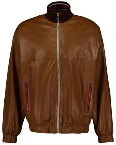 Gucci Bomber Jackets - Brown