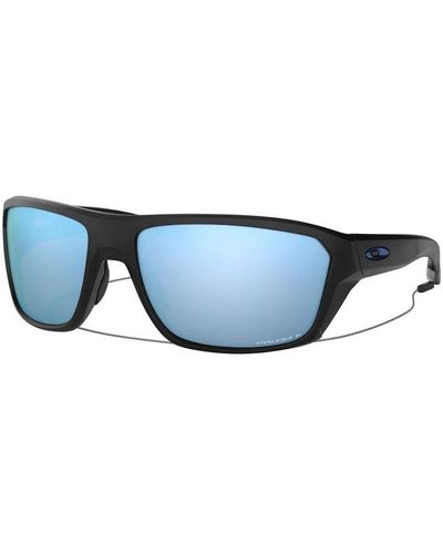 Oakley Rechteckige sonnenbrille mit blauen gläsern