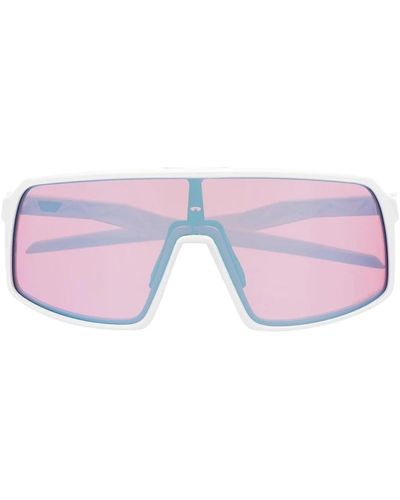 Oakley Weiße optische gestell sonnenbrille - Lila