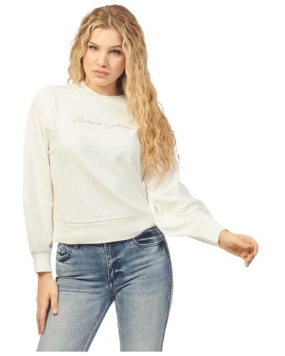Armani Exchange Sweatshirts - White