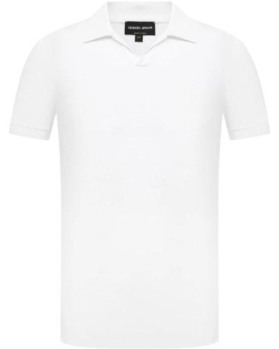 Armani Polo Shirts - Weiß