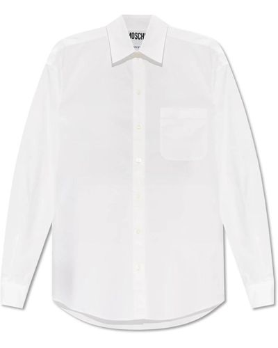 Moschino Bedrucktes hemd - Weiß