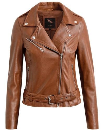 Btfcph Leather Jackets - Brown
