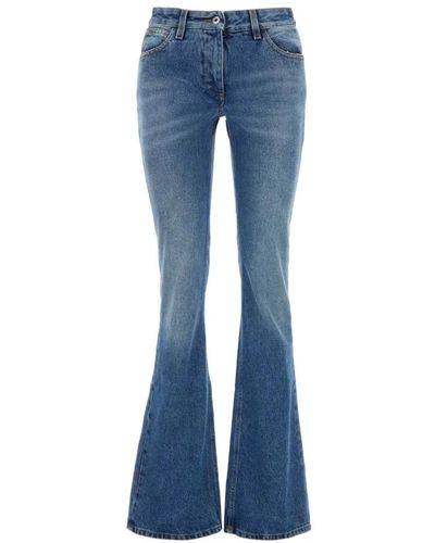 Off-White c/o Virgil Abloh Jeans bootcut - Bleu