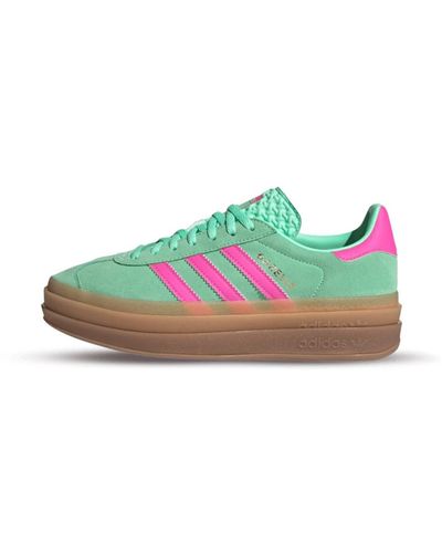 adidas Gazelle bold pulse mint pink sneaker - Verde
