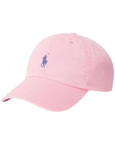 Ralph Lauren Rosa polo cap mit pony-logo - Pink