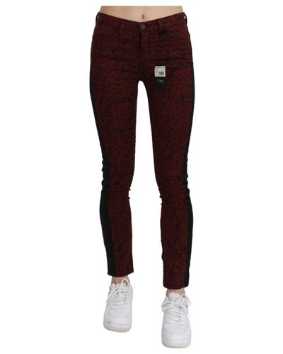 CoSTUME NATIONAL Slim-Fit Trousers - Brown