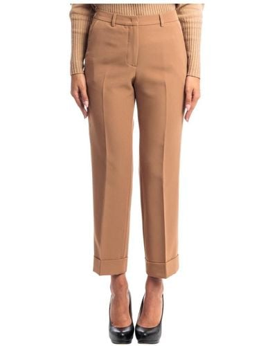 Seventy Trousers > cropped trousers - Neutre