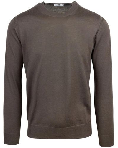 Paolo Pecora Braune sweaters in regular fit - Grau