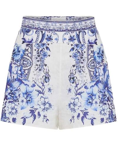 Camilla Short Shorts - Blue