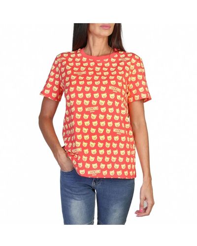 Moschino Logo t-shirt frühling/sommer - Orange