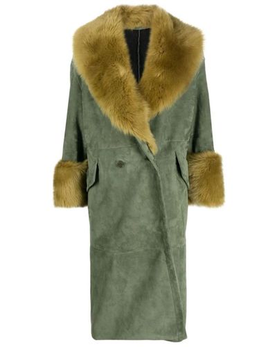 Salvatore Santoro Coats > double-breasted coats - Vert