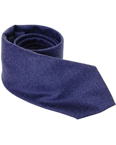 Altea Cravatta lana unito - Blu
