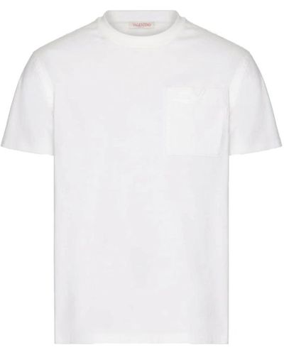 Valentino Garavani T-shirt e polo bianche da uomo - Bianco