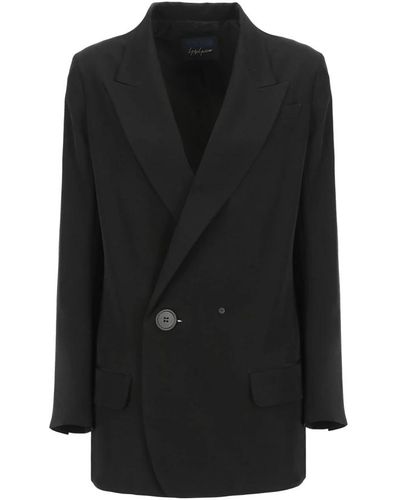 Yohji Yamamoto Jackets > blazers - Noir