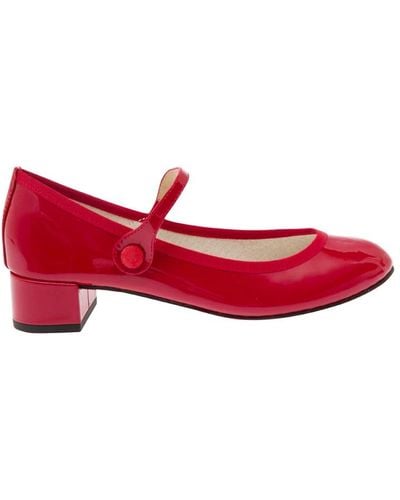 Repetto Shoes > flats > ballerinas - Rouge