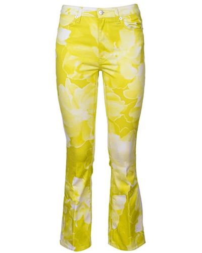 Dondup Boot-Cut Jeans - Yellow