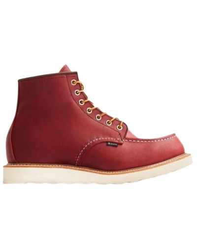 Red Wing Klassischer moc toe goretex stiefel wing shoes - Rot