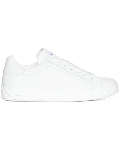 Dolce & Gabbana Weiße low-top sneakers