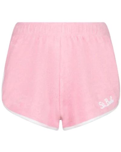 Saint Barth Shorts de algodón vintage rosa