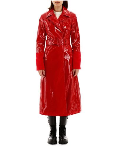 Kirin Vinyl trench coat - Rot