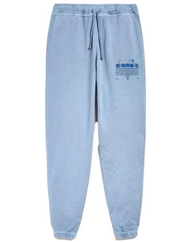 Diadora Trousers > sweatpants - Bleu