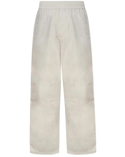 Burberry Trousers > straight trousers - Blanc