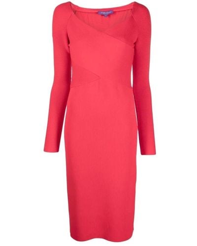 Ralph Lauren Dresses > day dresses > knitted dresses - Rouge