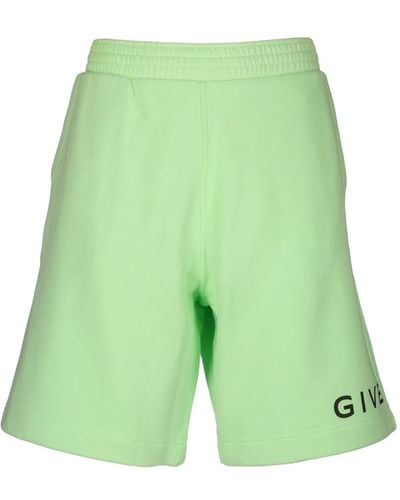 Givenchy Fluoreszierende grüne bermuda shorts