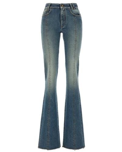 Alessandra Rich Wide jeans - Azul