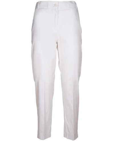 iBlues Trousers > slim-fit trousers - Blanc