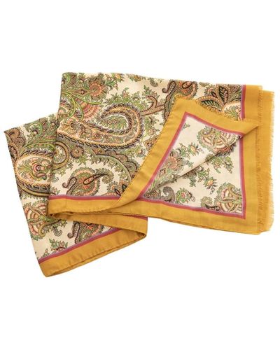 Etro Silky Scarves - Metallic