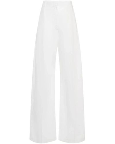 Sportmax Wide Trousers - White