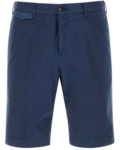 PT Torino E Stretch-Bermuda-Shorts aus Baumwolle - Blau
