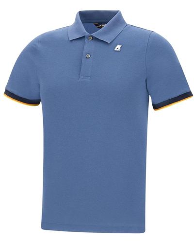K-Way Polo Shirts - Blue