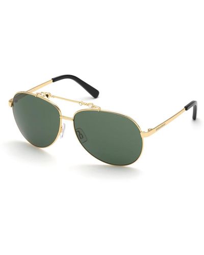 DSquared² Stilvolle sonnenbrille mit metallrahmen - Grün
