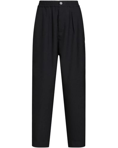 Marni Trousers > cropped trousers - Noir