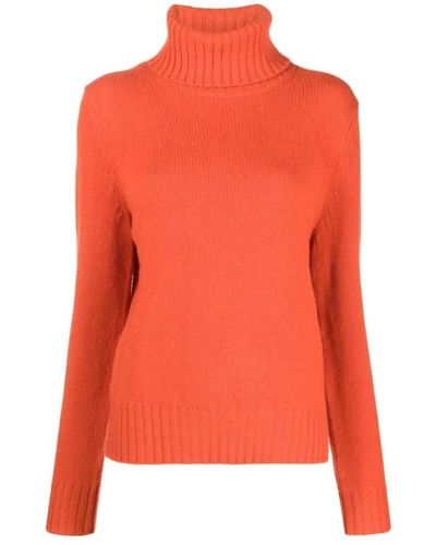 Ralph Lauren Maglione girocollo in lana arancione