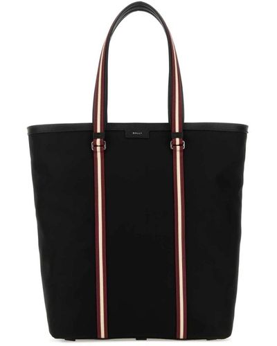 Bally Tote bags,schwarze handtasche mit palladio-akzenten