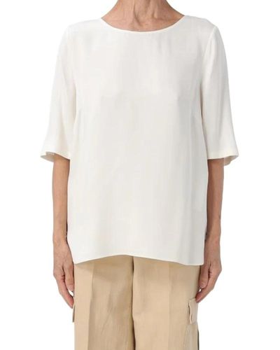 Twin Set Crew neck short sleeve shirt - Bianco