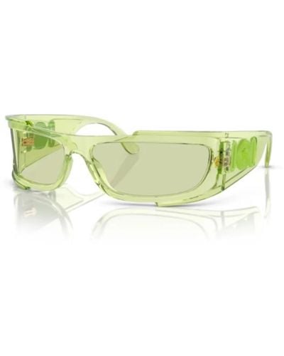 Versace Wpap-around 0ve4446 sonnenbrillen /transparent grün