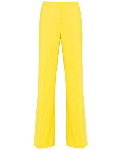 Pinko Trousers > wide trousers - Jaune