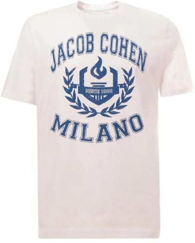 Jacob Cohen T-shirts - Blau